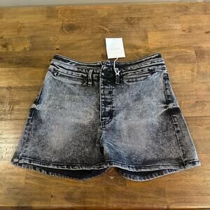 Kancan Miley High Rise Shorts NWT Size 11 29" Black